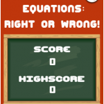 Equations: Right Or Wrong